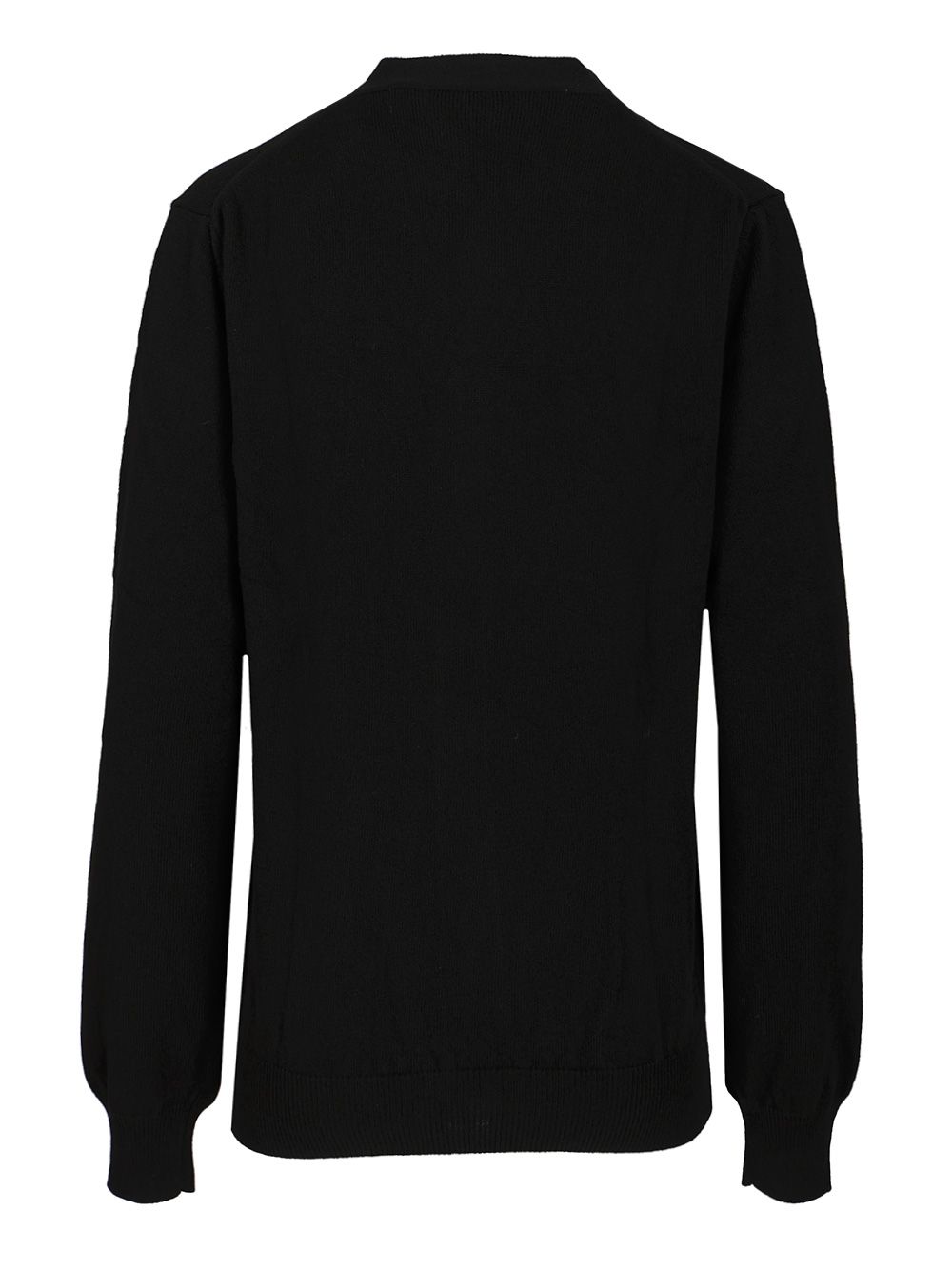 Comme Des Garcons Play Wool Cardigan Knitwear - Black | 482852bedbf2e022f5db79d4c620d934a799c501