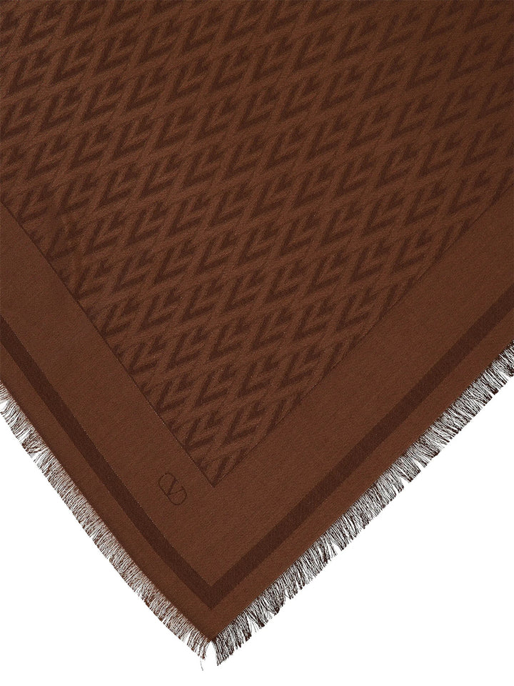 Valentino Garavani Scarves - Brown | 4f4294efaf9b9d19663794cb93da85f1f6ddbf5a