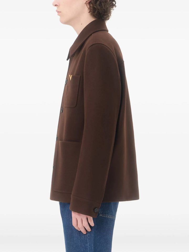 Valentino Garavani Shirt jackets - Brown | 29a1c2241263996aeeabcaea8c30fb631279204f