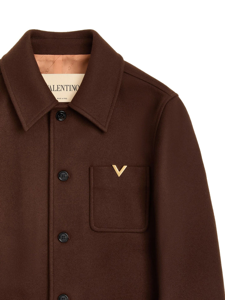 Valentino Garavani Shirt jackets - Brown | 234a82b37b103fd2e062a3512f954f3373ac4a63