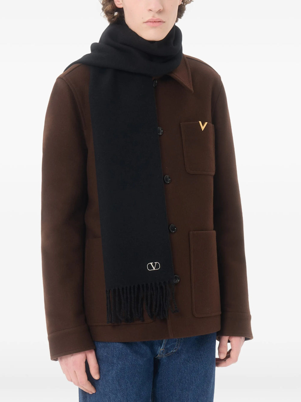 Valentino Garavani Scarves - Black | 7743caf8b73ddbeda1a7d020d68f974e90f00b58