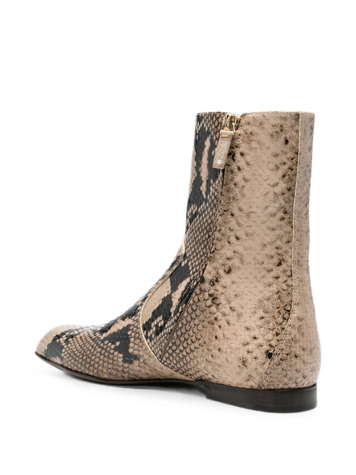 Khaite Boots ankle - Nude & Neutrals | 328f9230acbba133f6e82618a706a0fdf61df085