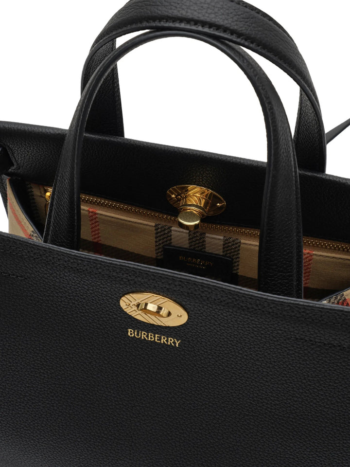 Burberry London England Handbag - Black | cc94ea0bfe390411679537363a728af8039ed396