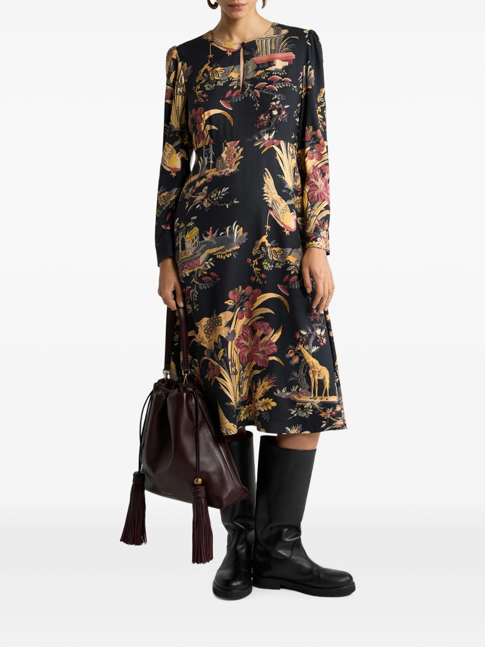 Etro Midi dresses - Blue | e1300d209ef611d0165b148e1f05e4b28899c65c