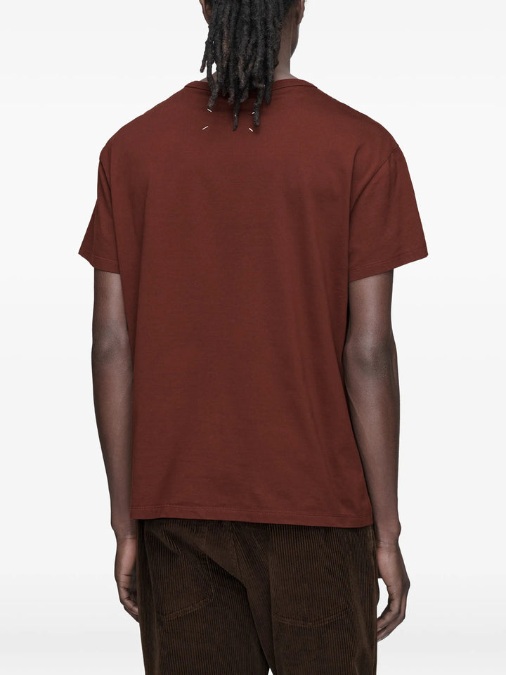 Maison Martin Margiela T-SHIRT - Red | 36ac521581d10f58fedb9c4681a3d4c9c03060f9