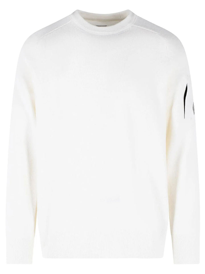 C.P. Company MAGLIA - White | bb5437227b4e493a0f7e3b16fd4b2970031f885f