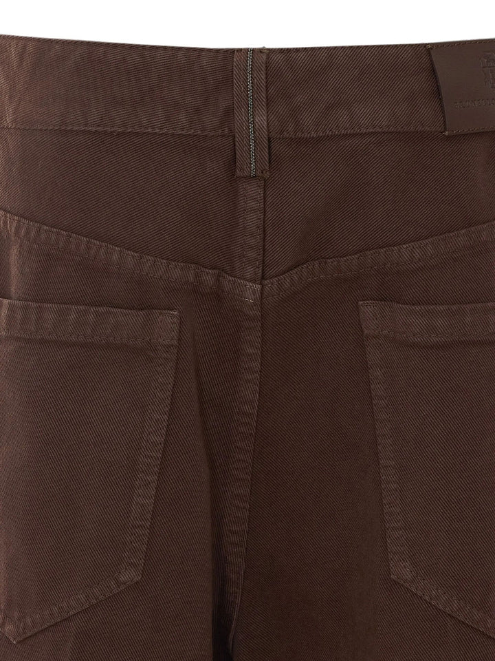 Brunello Cucinelli PANTALONI - Brown | 0b79c65a432efd560b7824bea1485ff0a1098601