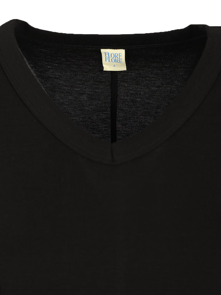 Flore Flore  Jill Baby T-Shirt - Black | 257018878b0bdc5ff3a2dab6426eb779d68327ac