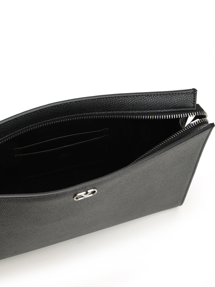 Valentino Garavani Vlogo Signature Small leather goods - Black | 6d9261adf032c35737f512ff5afec4f6dcb1267c