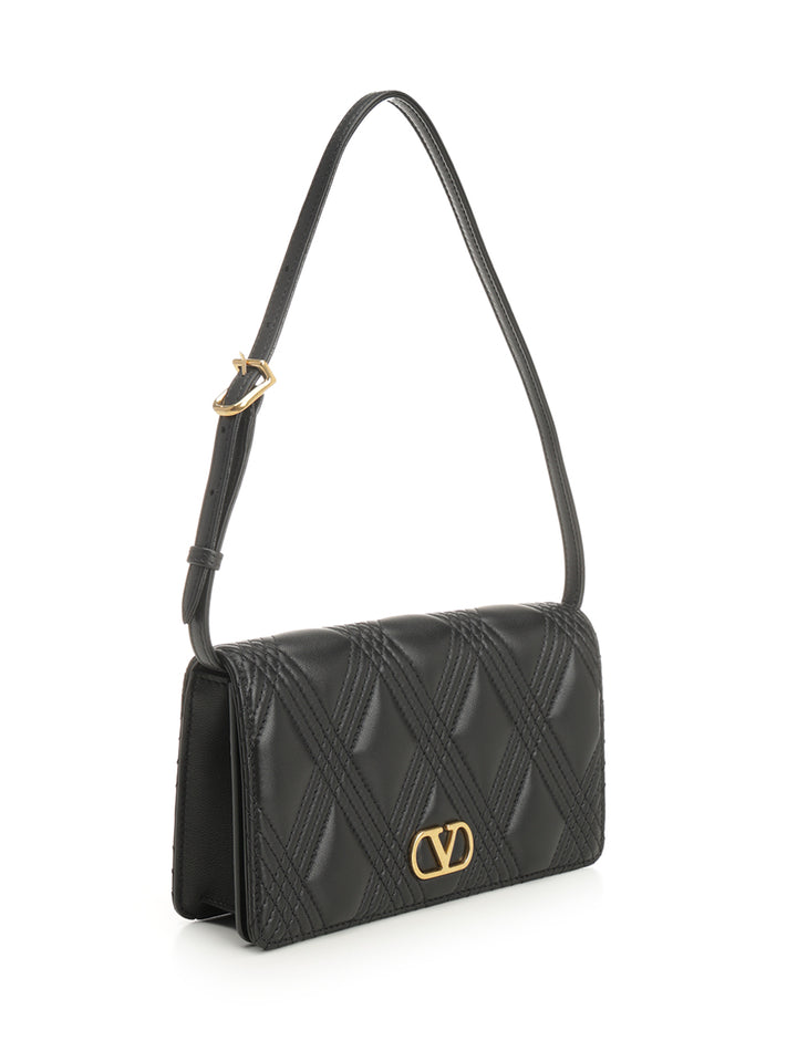 Valentino Garavani Quiltie 67 Small leather goods - Black | aa2306ad0ec86dfc81ba3c52ff83daaf4a0b90cd