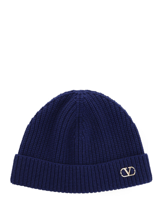 Cashmere Bennie Cap Hats Blue