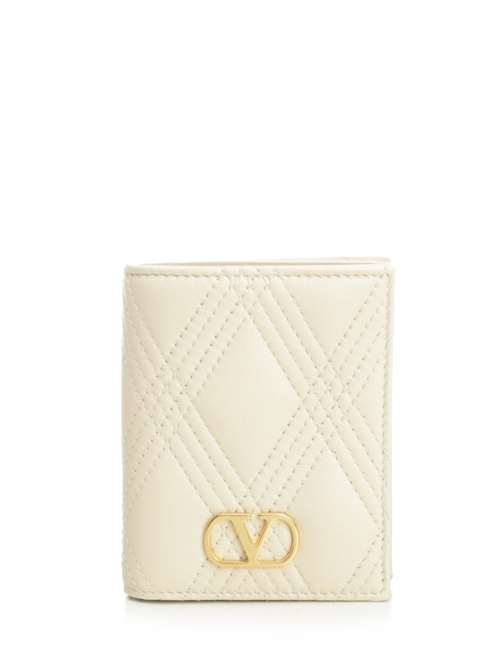 Valentino Garavani Quilted 67 Leather Wallet Wallets - White | b9bc31a6dace26da438729aaf52b391943adc424