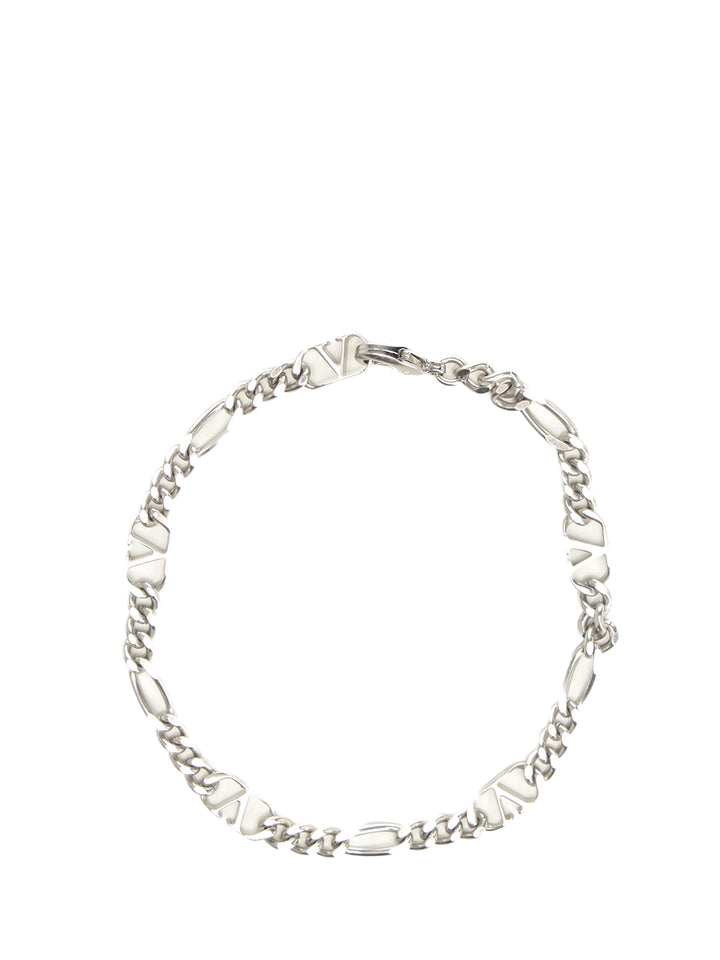 Valentino Garavani Vlogo Chain Bracelet Jewelry - Silver | e107d904e0b392a3e0c8efb2ceef767678cb29d5