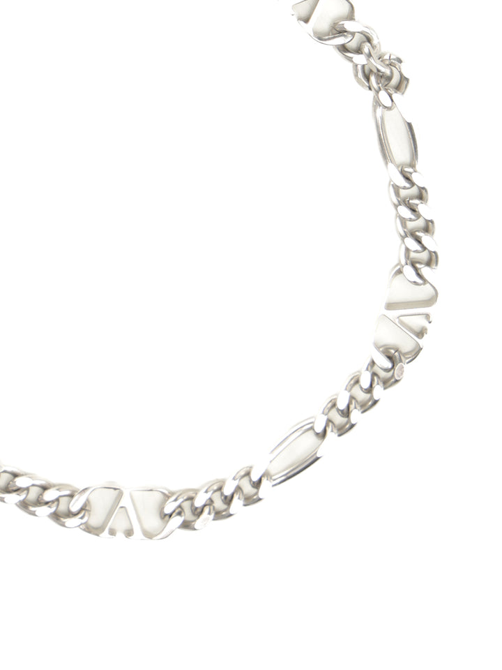 Valentino Garavani Vlogo Chain Bracelet Jewelry - Silver | 70f24a9281ae81aab0f25a37b35fedcf5cbee3c8