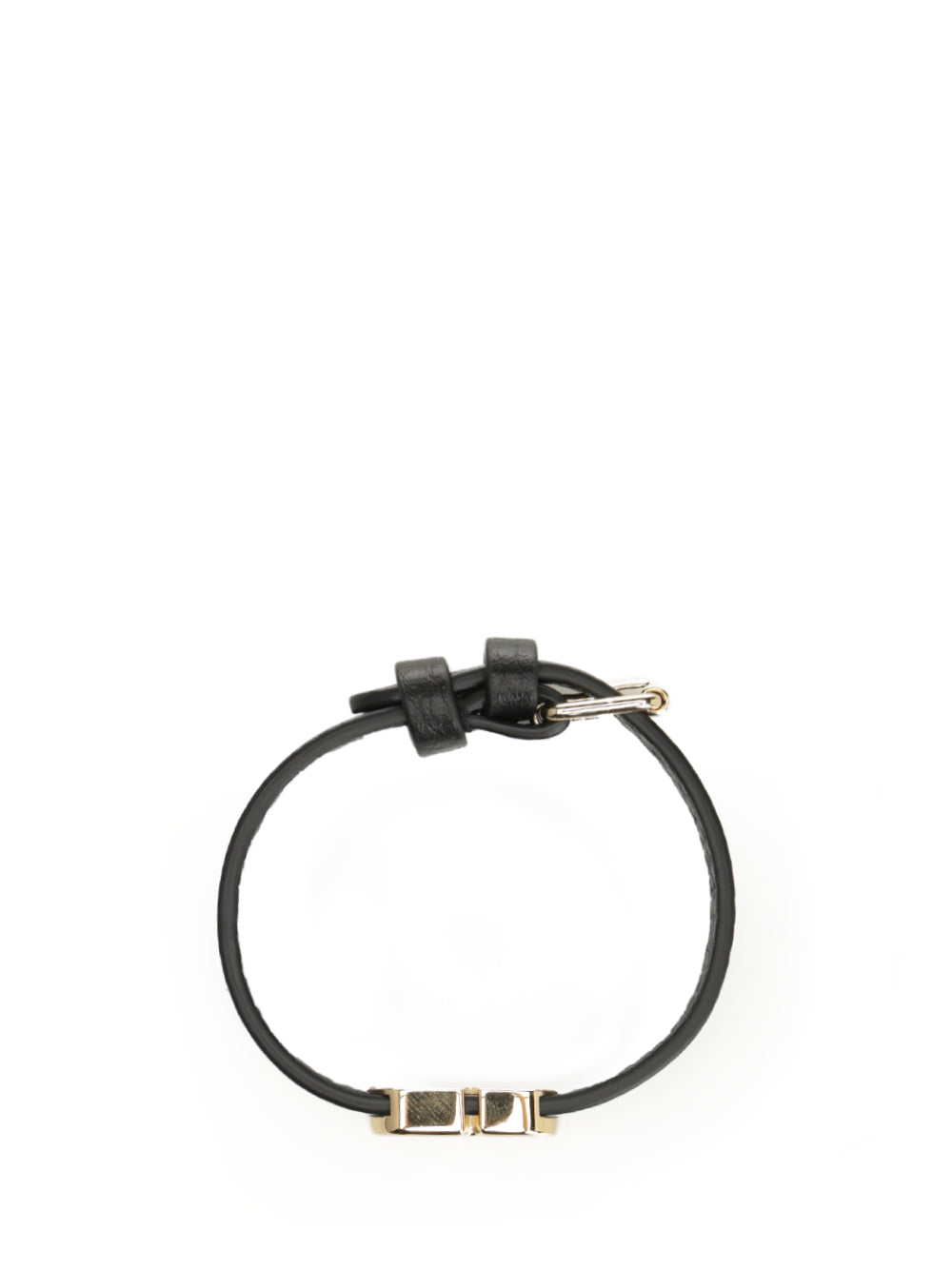 Valentino Garavani Vlogo Signature Leather Bracelet Jewelry - Black | 056b39a5eb901db0c7b58ba2a02904b50cbf68db