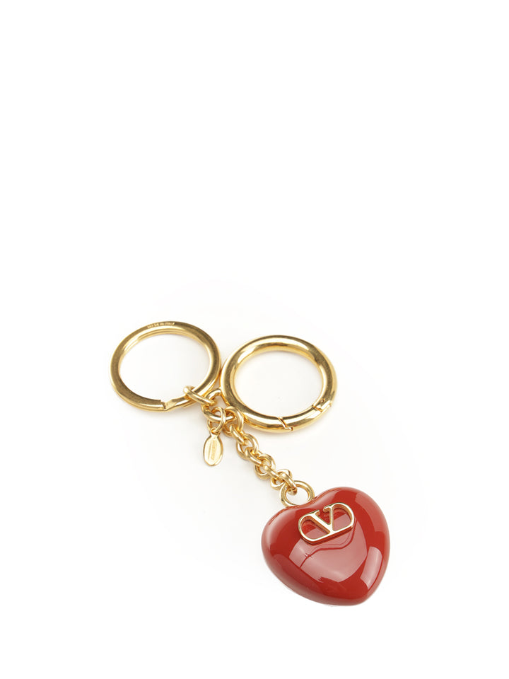 Valentino Garavani Vlogo Signature Keychain Keyrings - Red | b2667d24c73b62d42c49a963765632c006449426
