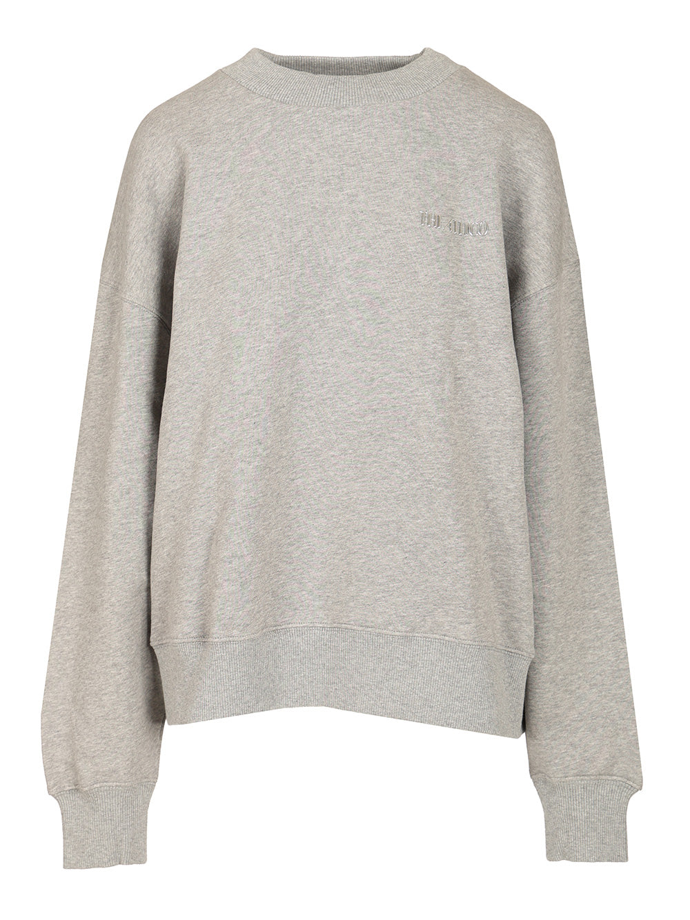 The Attico Fleece Sweatshirt Sweatshirts - Grey | aca7263e1e30a75e993265abb32a73bacf27cacd