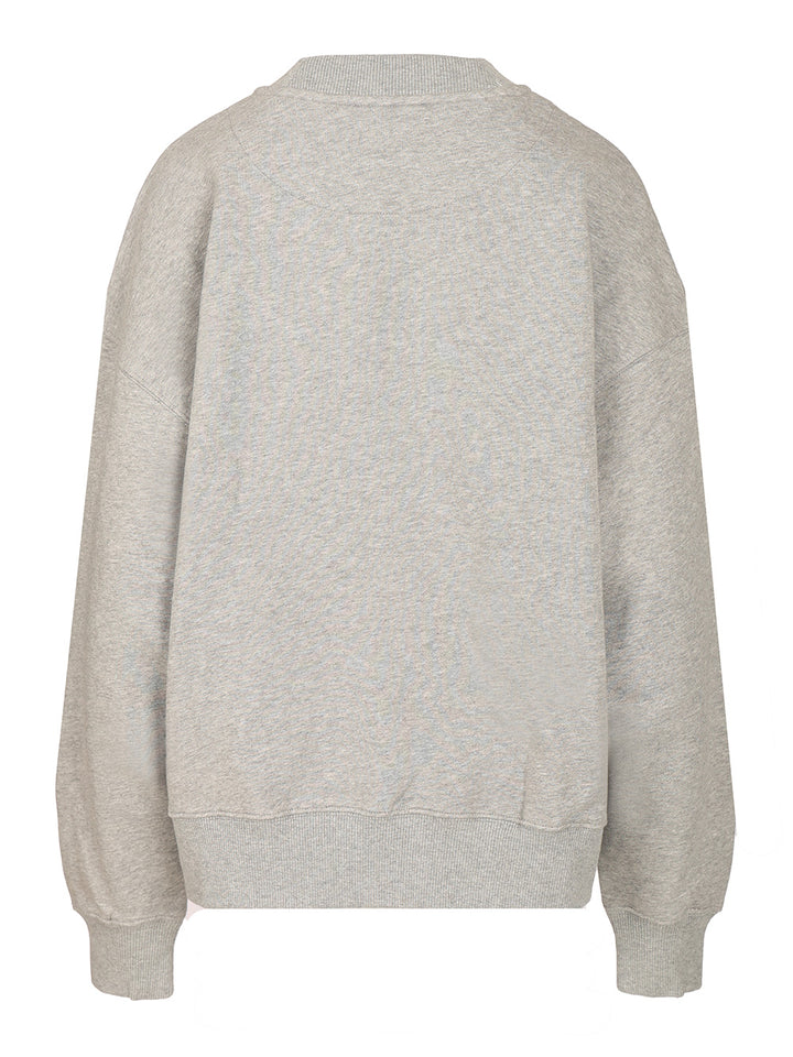 The Attico Fleece Sweatshirt Sweatshirts - Grey | 1a92df4acb485d4a39024d6d2dc232d26a58577a