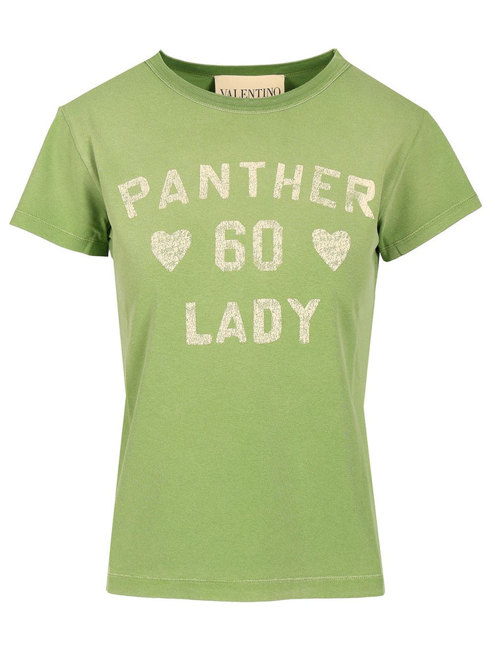 Valentino Garavani Panther T-Shirt - Green | 7e1576c015d963d28621861c7f237894a0fc1477