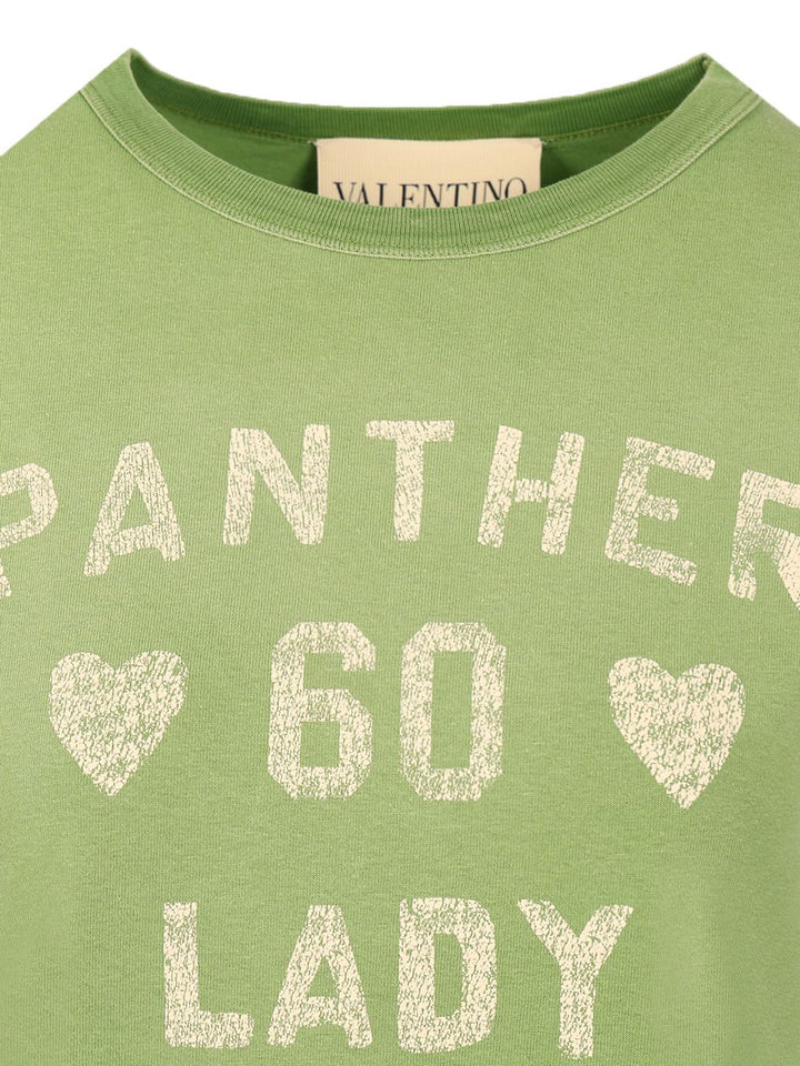 Valentino Garavani Panther T-Shirt - Green | 8063ba76b70888aa983dff54c961b5f1816c9e14