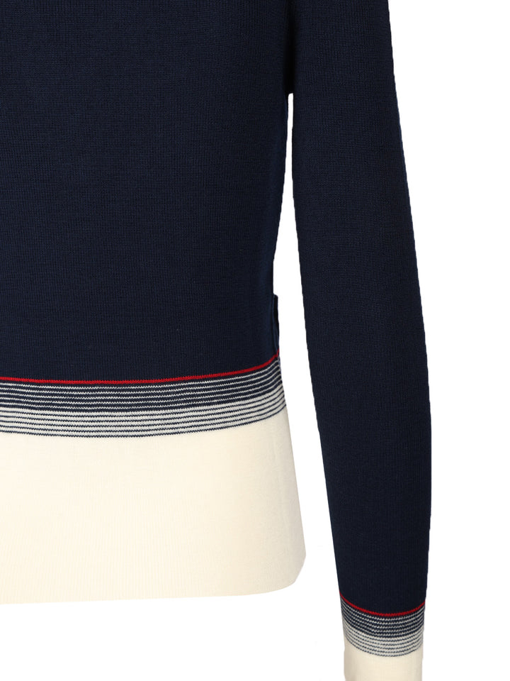 Valentino Garavani Chez Valentino Cardigan Knitwear - Blue | 9d85cd7ce20f03b6650f1f05a7300fc50cd66c66