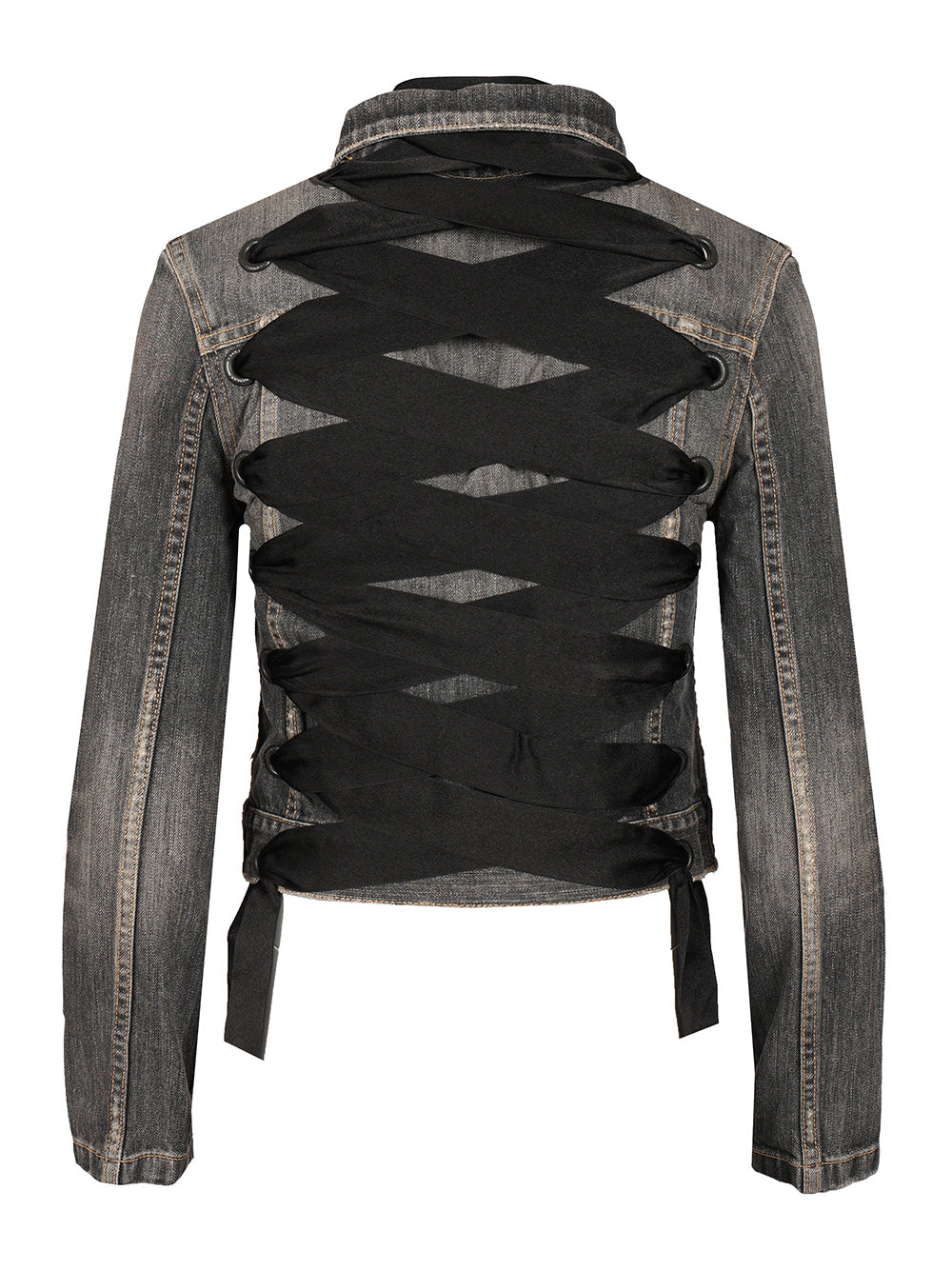 Balenciaga Lace-Up Jacket Jackets - Grey | 132ef9abec1e252af63b00363c5c6a3ce9b20f84