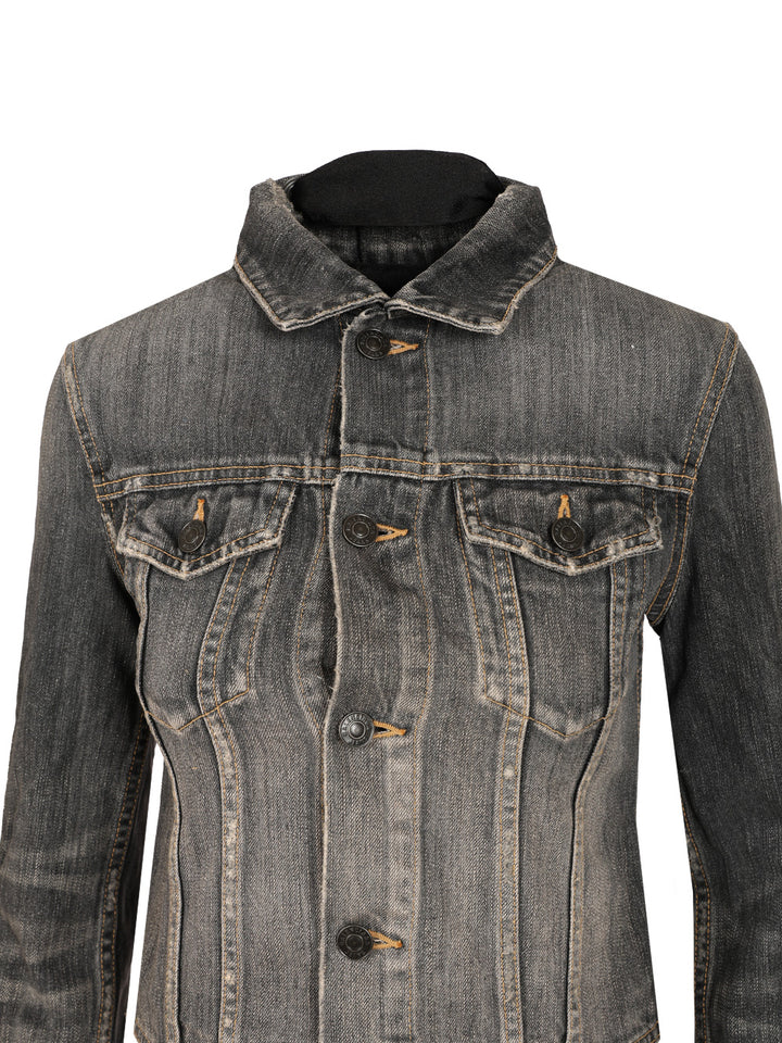 Balenciaga Lace-Up Jacket Jackets - Grey | 3ab6742103aaf1127d086cca0784f2f75d4b7cb7