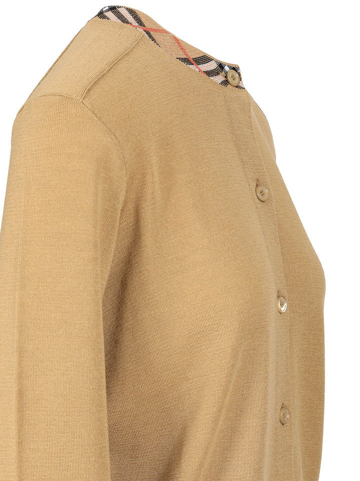 Burberry Wool Cardigan Knitwear - Beige | 0b8977424f948626a370923e903db15fcf45ba94