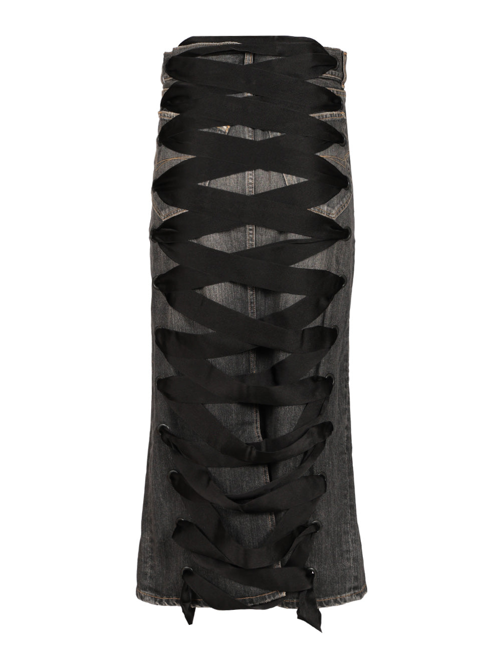 Balenciaga Lace-Up Skirt Skirts - Grey | 1de859d59fbb891eb0d98778c07ec958bb9d55ff