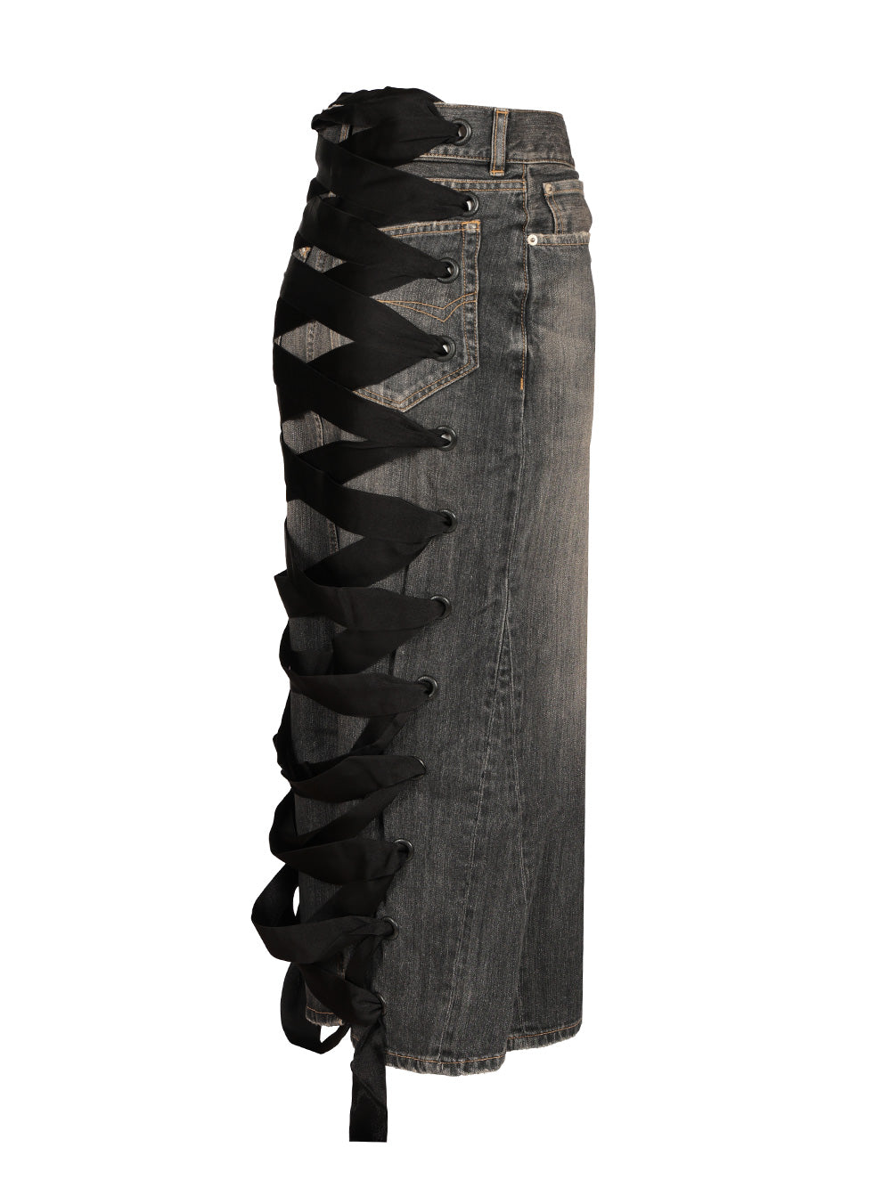 Balenciaga Lace-Up Skirt Skirts - Grey | fc592ec9e54c92466257ef1a083b871ad361b07b