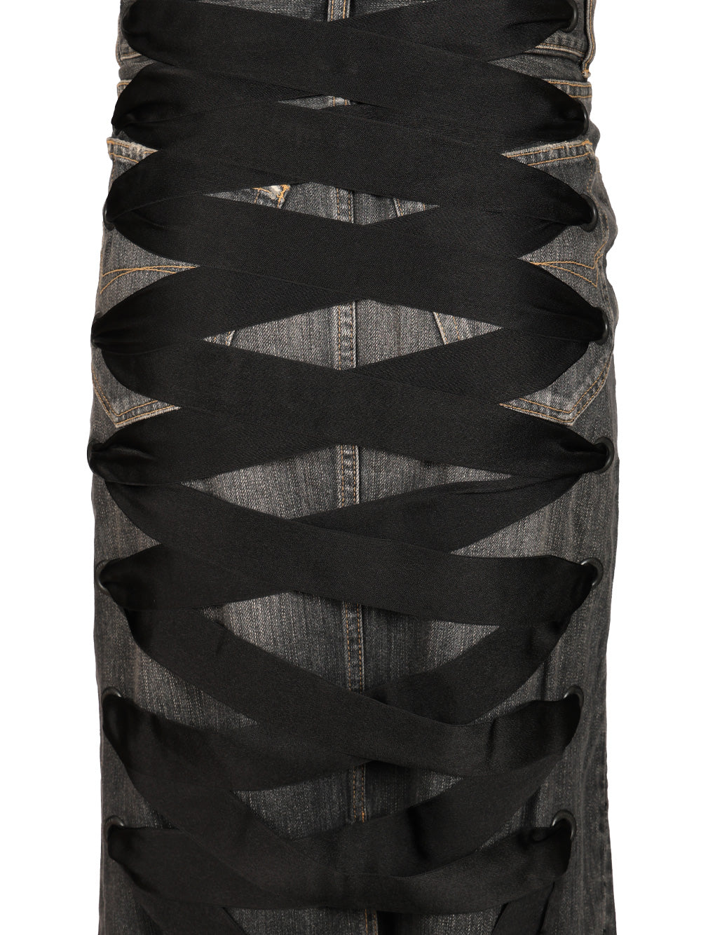 Balenciaga Lace-Up Skirt Skirts - Grey | 8c5aadfbb9fea109ea8d2f870a11505722ab6543