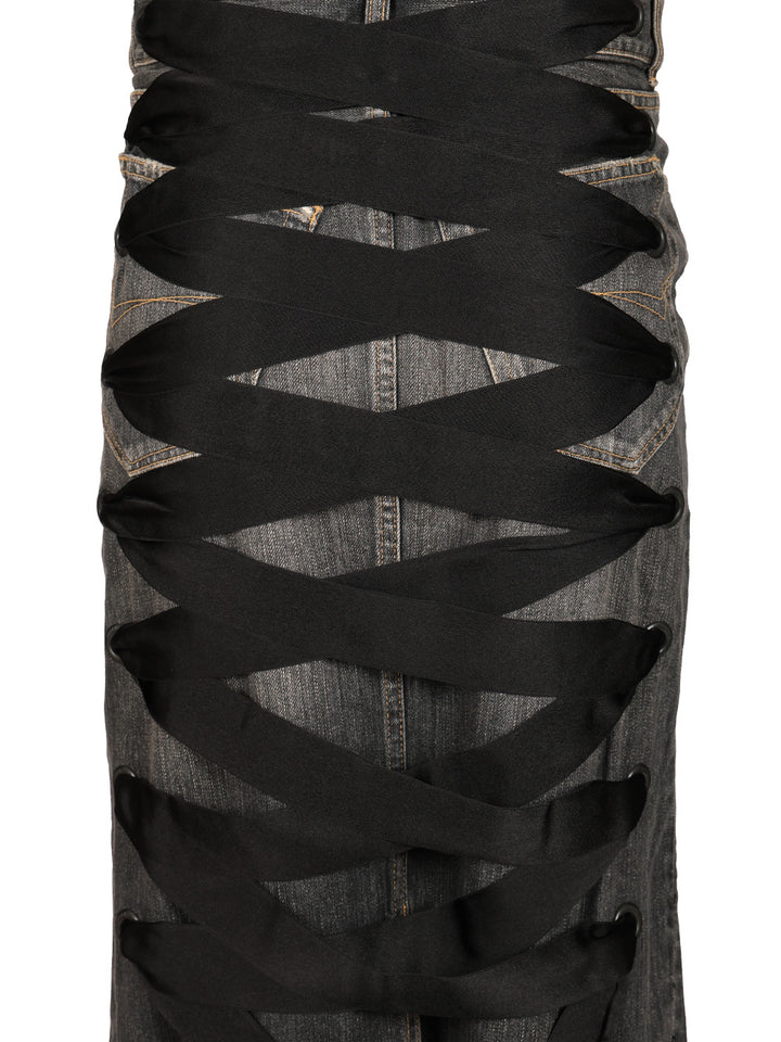 Balenciaga Lace-Up Skirt Skirts - Grey | 8c5aadfbb9fea109ea8d2f870a11505722ab6543