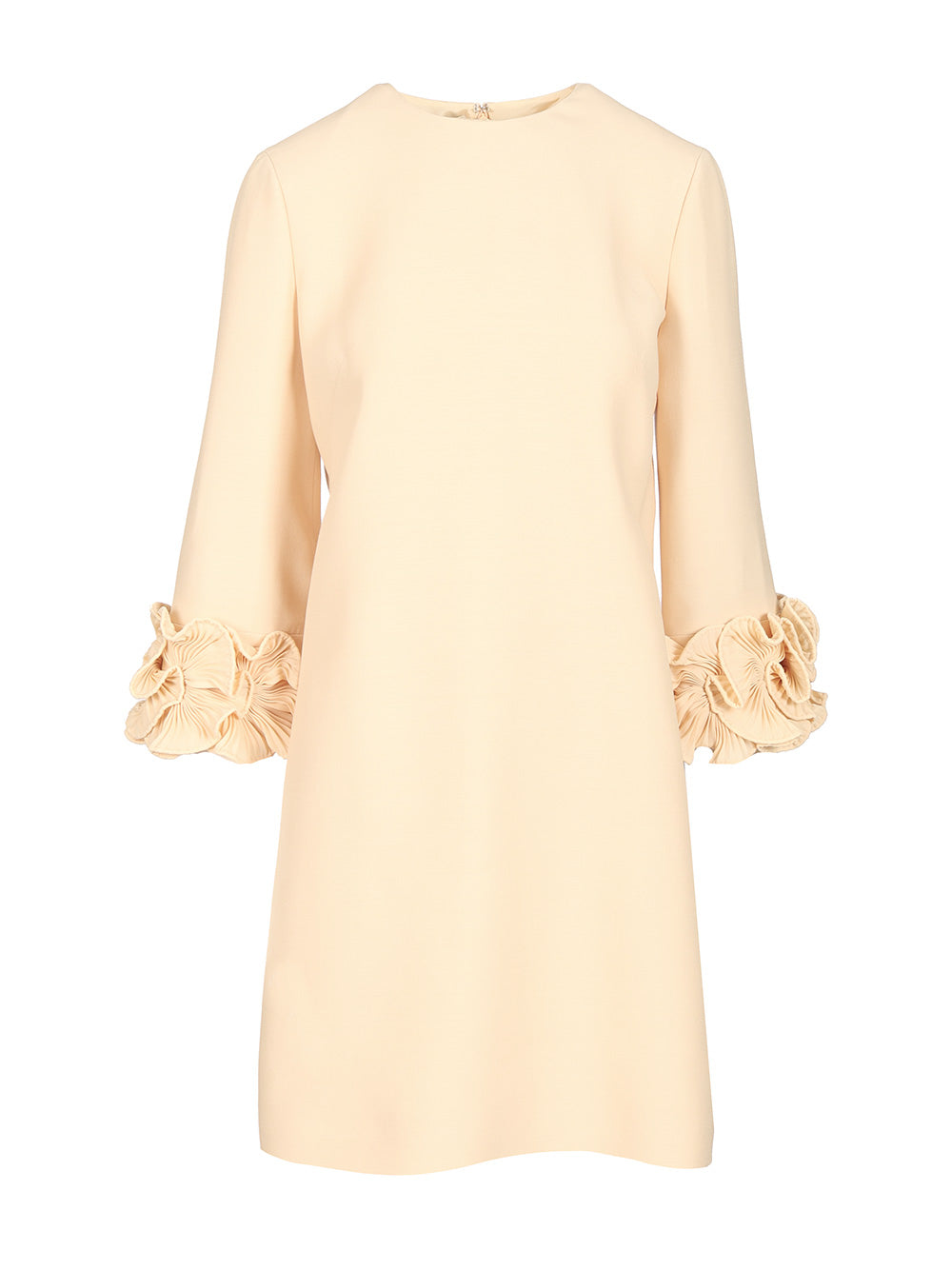 Valentino Garavani Short Dress In Crepe Couture Dresses - Beige | cef649e7f8208265486a741017d9de5f7bf5b987