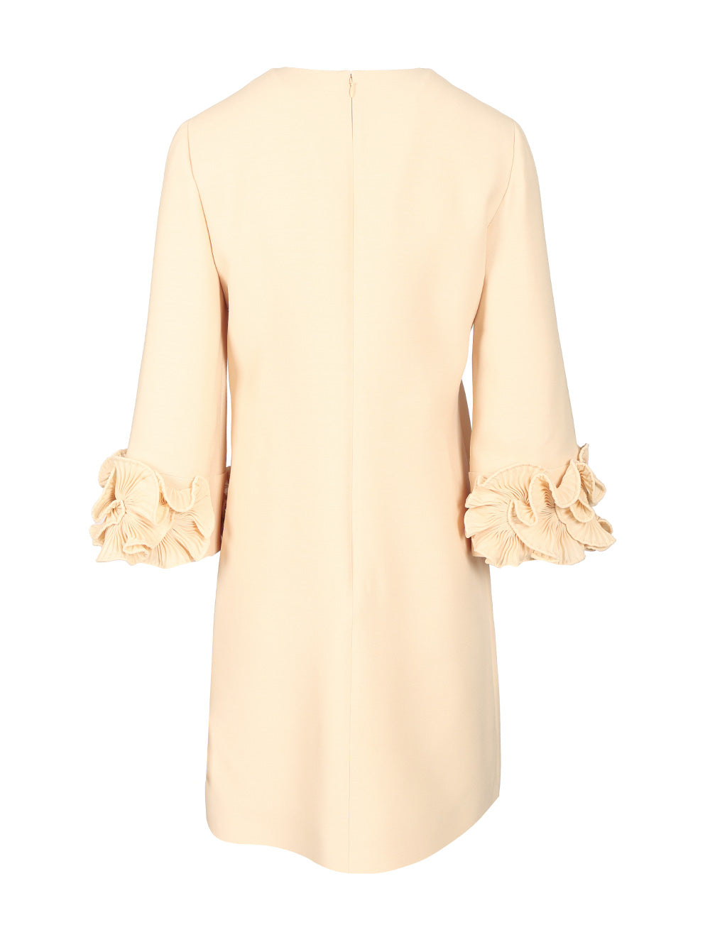 Valentino Garavani Short Dress In Crepe Couture Dresses - Beige | fc6286f4547b2d3bc22c3838334c26679e227e37