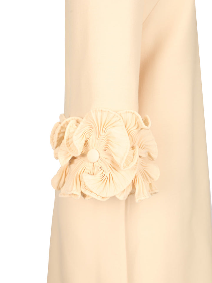 Valentino Garavani Short Dress In Crepe Couture Dresses - Beige | 1a6b677b57ac8ec348ed67c366cc9ed918b5847e