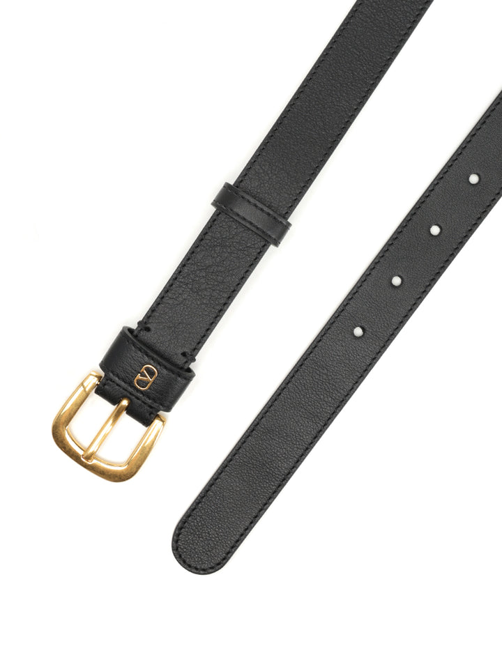 Valentino Garavani Vlogo Signature Belts - Black | e1e8c87ad2463f7f0cb78f8971fac811bbcf43e4