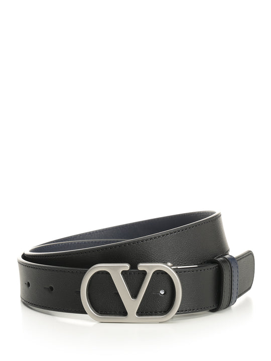 Vlogo Signature Reversible Belt Belts Black