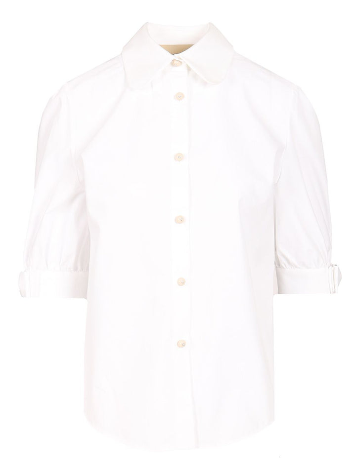 Valentino Garavani Short-Sleeved Shirt Shirts - White | 0502068d079c29921629b5415d11950480d1c853