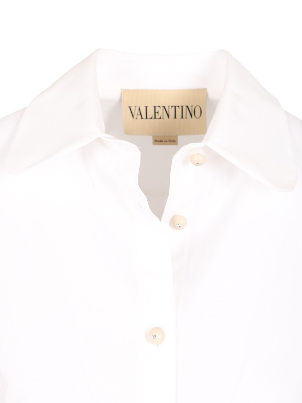 Valentino Garavani Short-Sleeved Shirt Shirts - White | ae8e5bd8f3cae2c79cbbd5fc2ea0b28f64e1a72a