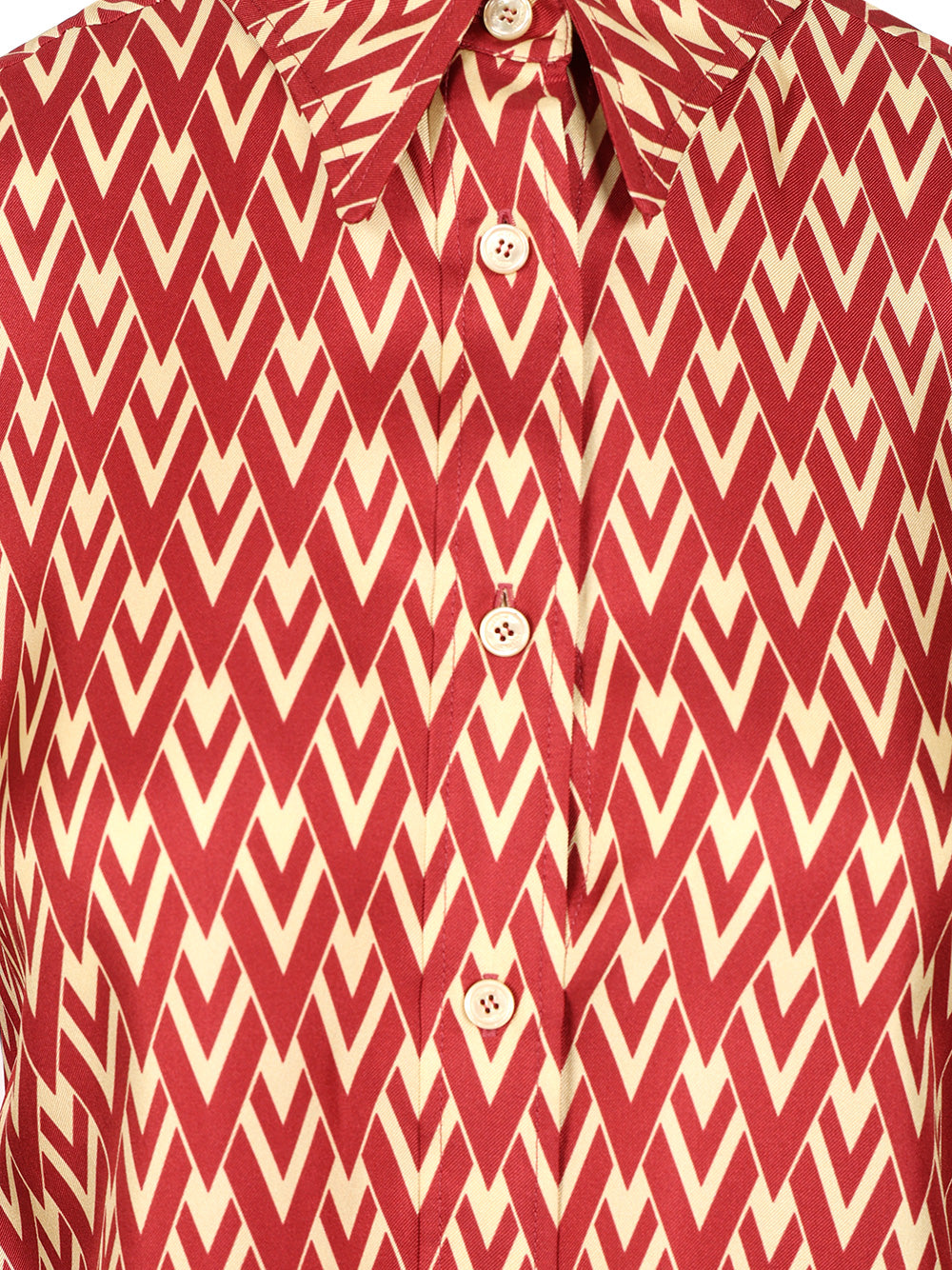 Valentino Garavani Toute La V Twill Shirt Shirts - Rose | 6198b3cfc3c8c899897e73f53c6b26bff5a12c52