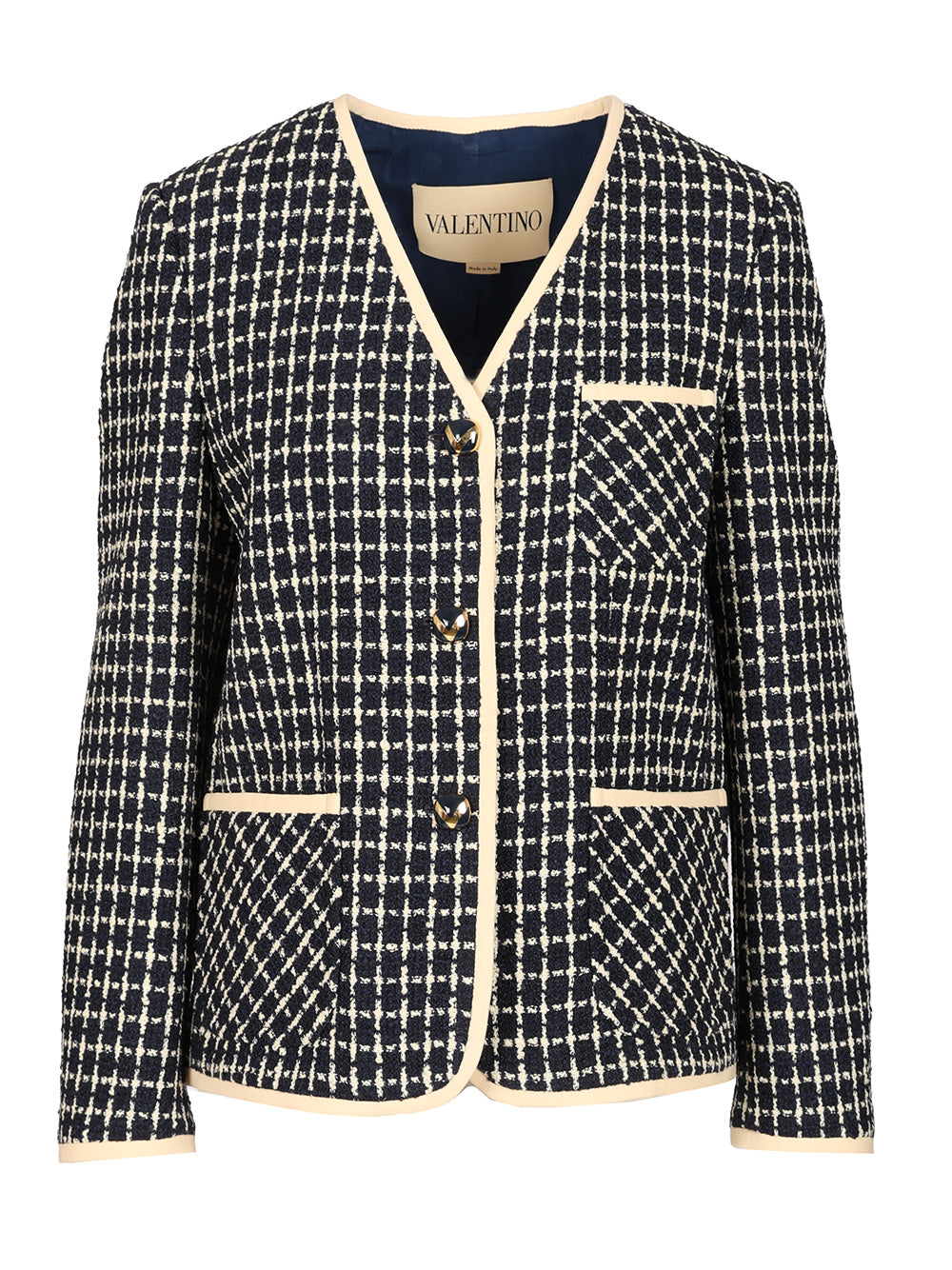 Valentino Garavani Bouclé Jacket Jackets - Multicolor | 163a3ed6603ba3639f61e12925bd4e34d5195ba0