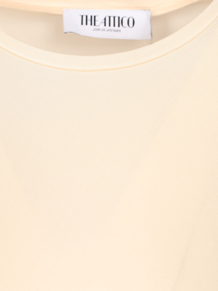 The Attico Mhiny Jersey Midi Dress Dresses - White | c6ee24af285f439a68c33d70da2fa1f052707274