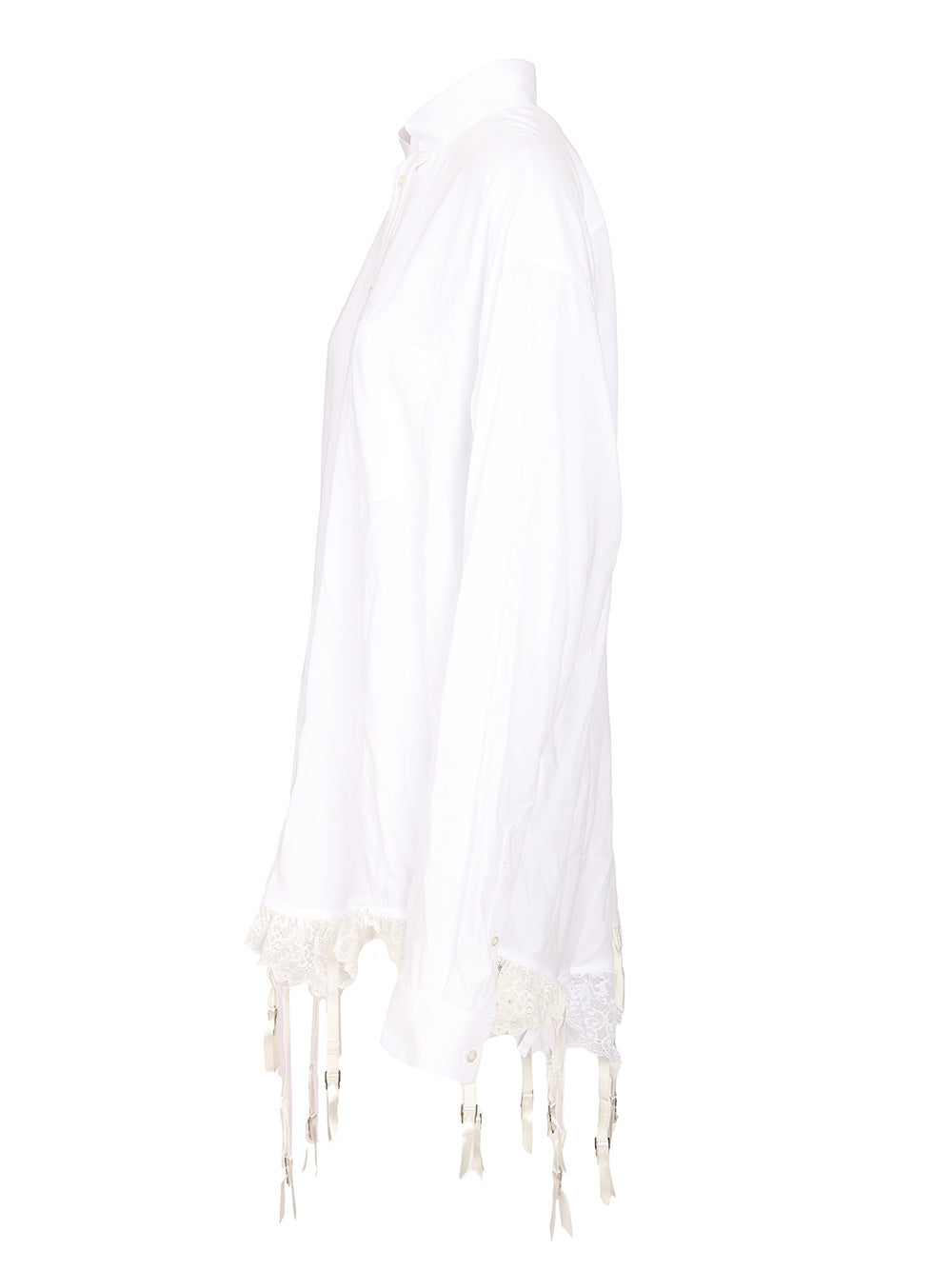 Balenciaga Lingerie Shirt Shirts - White | ae2f976fd240ecf4fbdd8ba9e58d2c0b43be290d