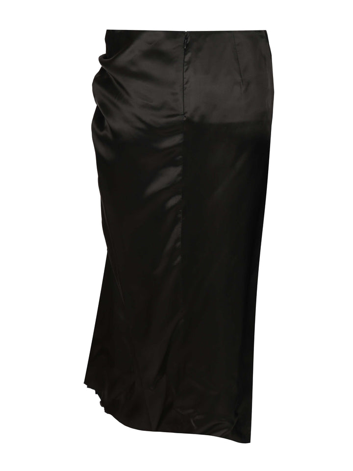 Balenciaga Draped Skirt Skirts - Black | 7be81eb87d00bd89a47d82535c9608e33672cf06