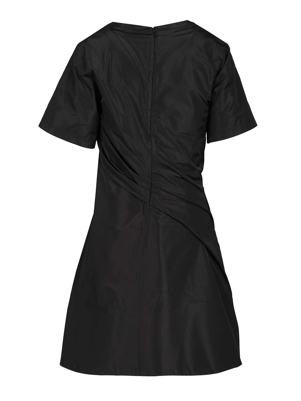 Loewe Twisted Dress In Silk Blend Taffeta Dresses - Black | fff4b85221a7bf04973597d3d5c6069475d089a7