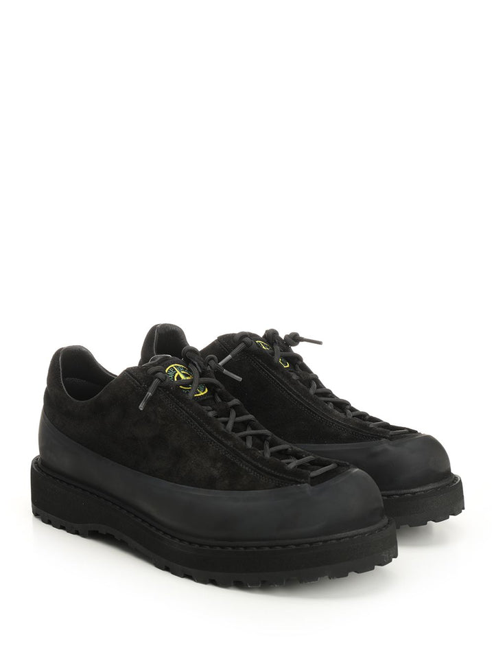 Stone Island Suede Sneaker Sneakers - Black | 84b592fea207105cf1ef5ff4c878f88092a5fbcf