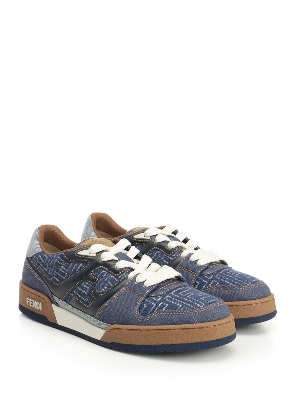 Fendi Fendi Match Sneakers - Blue | 689de165f676015deebb51520ebb1f5263da733f