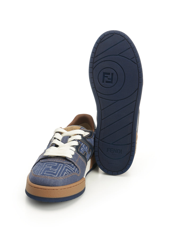 Fendi Fendi Match Sneakers - Blue | bf8a890b5f49807f2486ea7f3c59b79d0161ca51