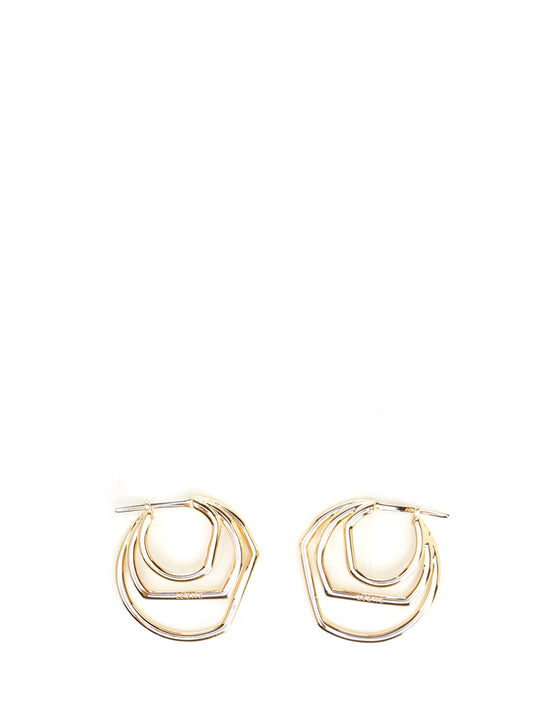 Multilayer Hoop Earrings Jewelry Gold