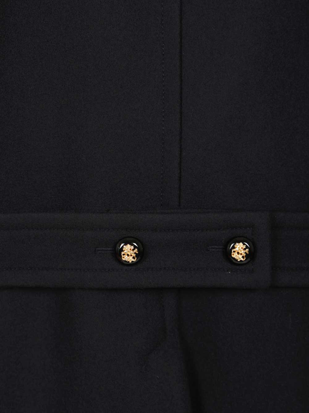 Valentino Garavani Wool Pea Coat Coats - Blue | 7009cf8bda6ec722e25361667b4d54bfc697b93a